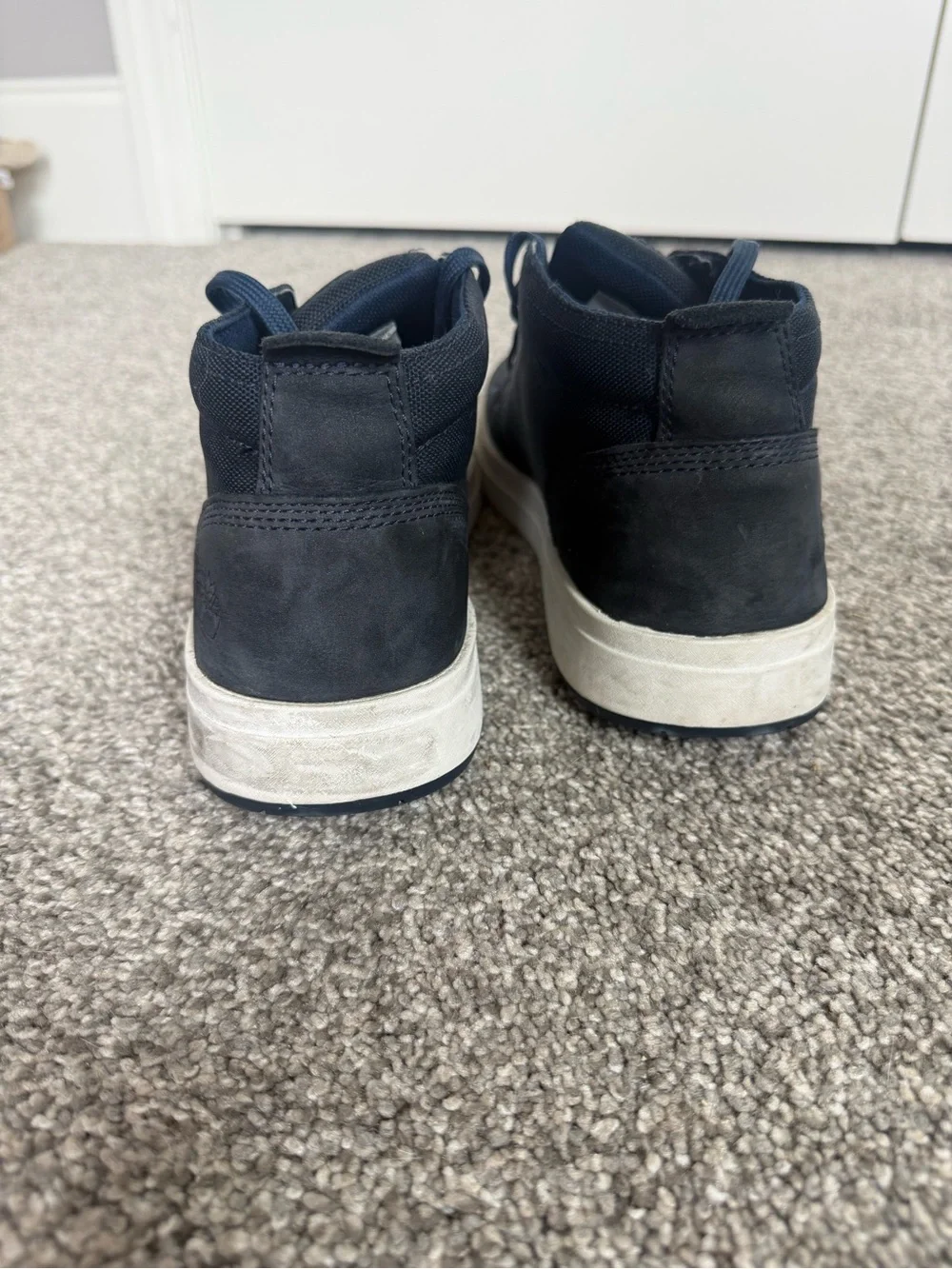Timberland Men's Navy and White Chukka Boots